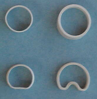 Various PVC sizes and shapes