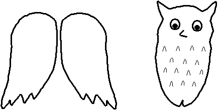 Flapping Owl Template