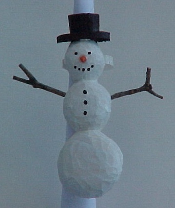 Carved Snowman